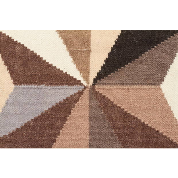 Dimensions Flat Weave Rectangular Floor Rug Grey Image 4
