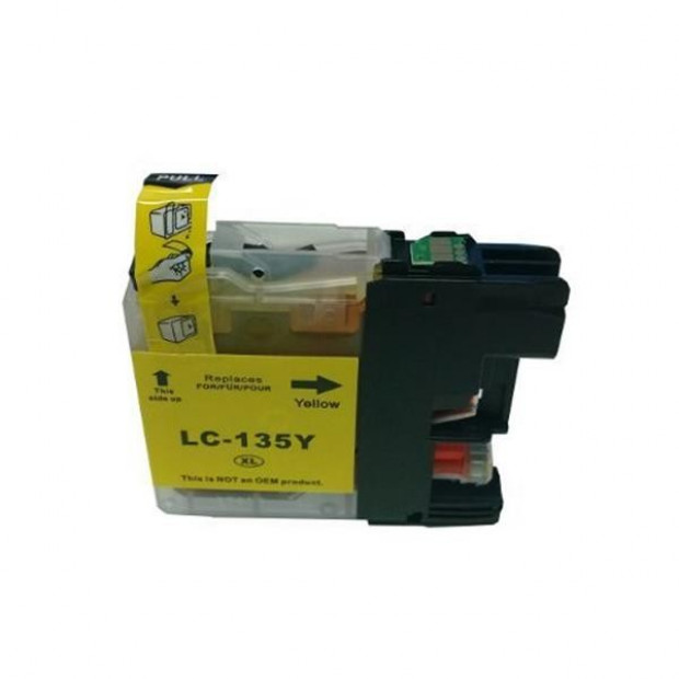Suit Brother. LC135XL Yellow Compatible Inkjet Cartridge