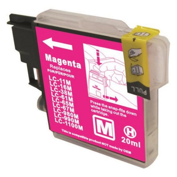 Suit Brother. LC38 LC67 Magenta Compatible Inkjet Cartridge