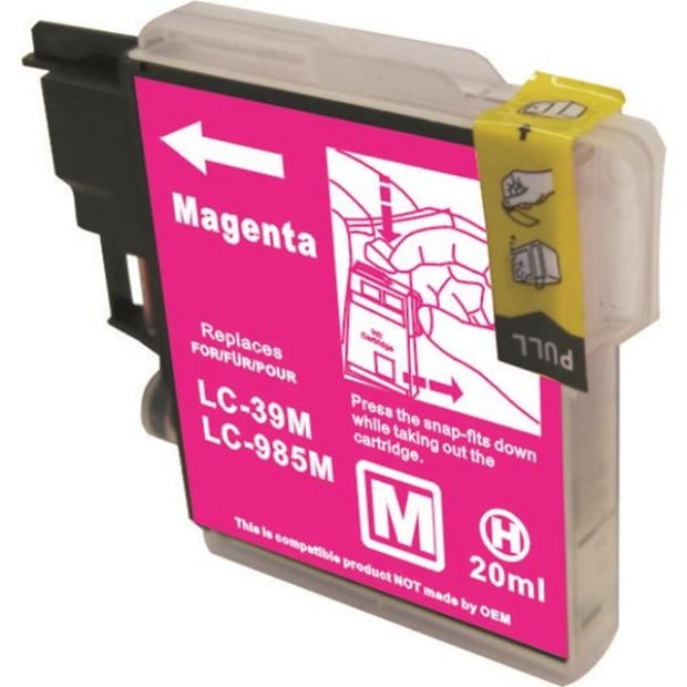 Suit Brother. LC39 Compatible Magenta Cartridge