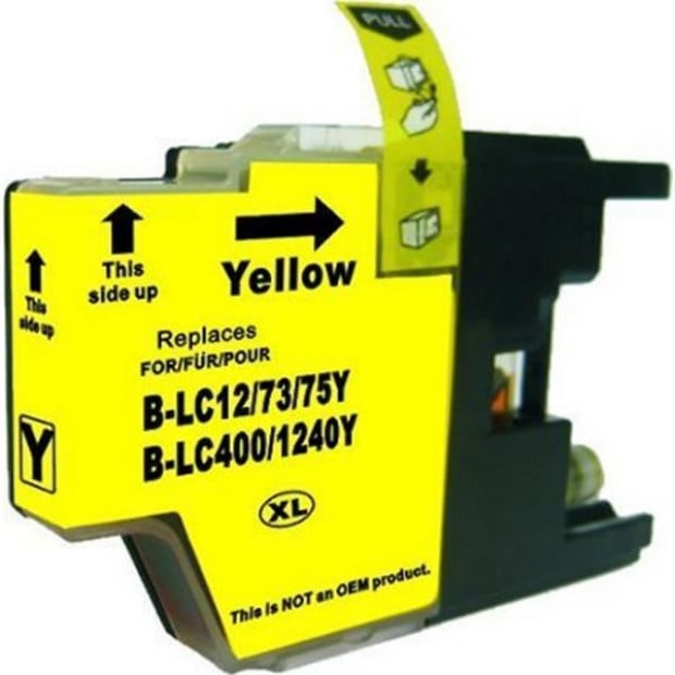 Suit Brother. LC73XL Yellow Compatible Inkjet Cartridge