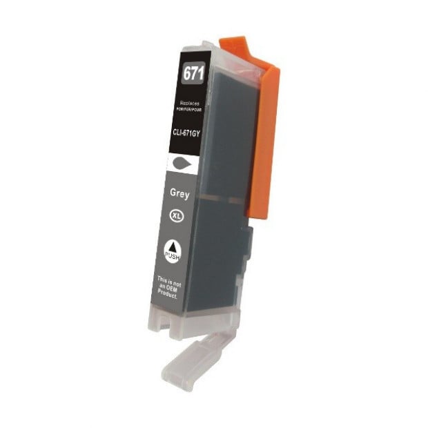 Suit Canon. CLI-671XL Gray Premium Compatible Inkjet Cartridge