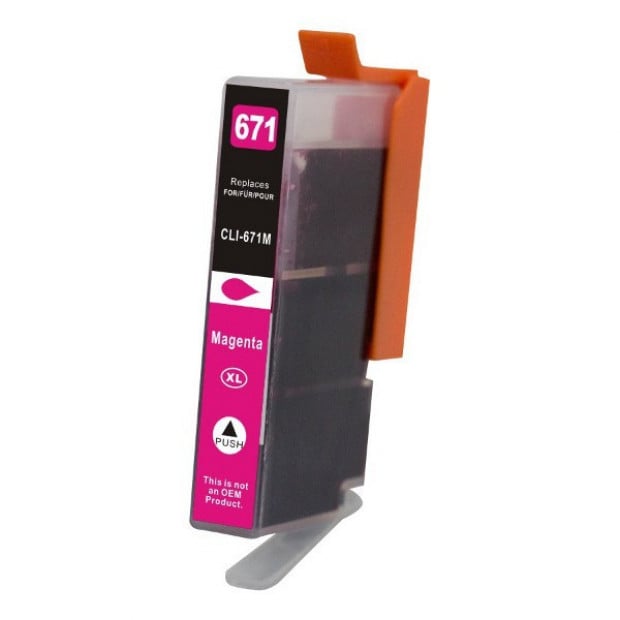 Suit Canon. CLI-671XL Magenta Premium Compatible Inkjet Cartridge