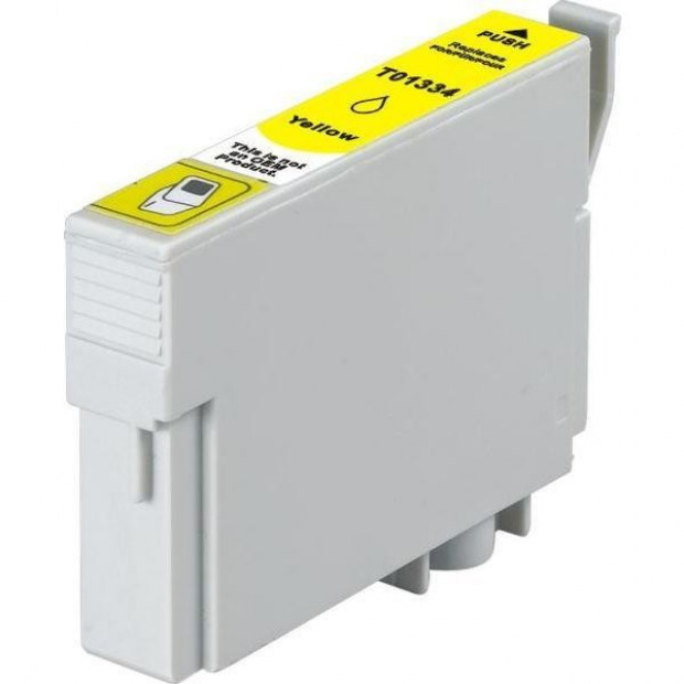 Suit Epson. T1334 (133) Pigment Yellow Compatible Inkjet Cartridge