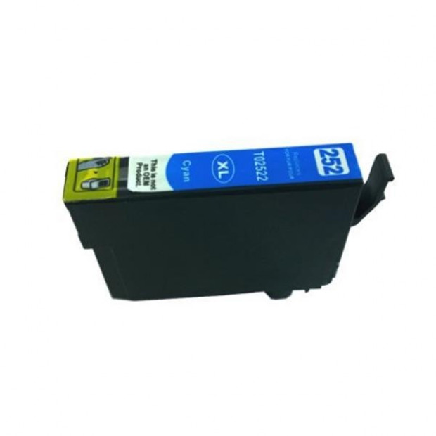 Suit Epson. 252XL Cyan Compatible Inkjet Cartridge