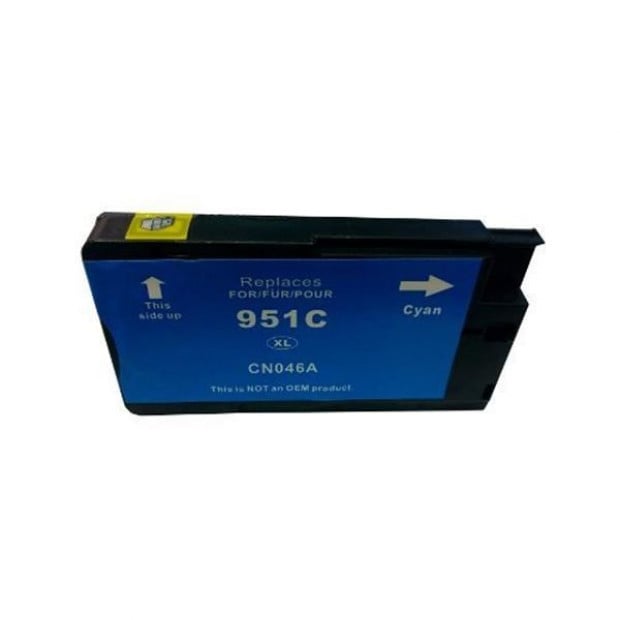 Suit HP. HP 951XL Cyan Compatible Cartridge with Chip