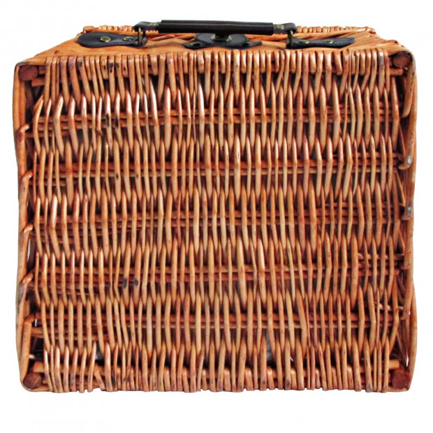 2 Person Picnic Basket Set with Cooler Bag Blanket Image 6