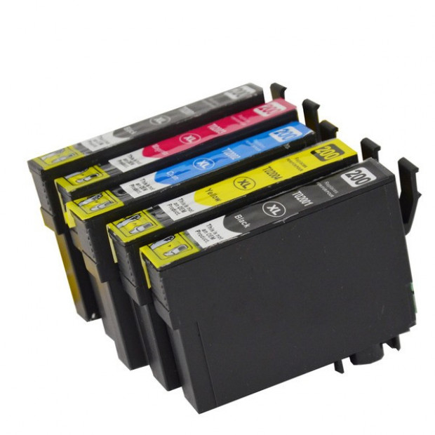 Premium Inkjet Cartridge Set of 5 to suit Epson 200XL