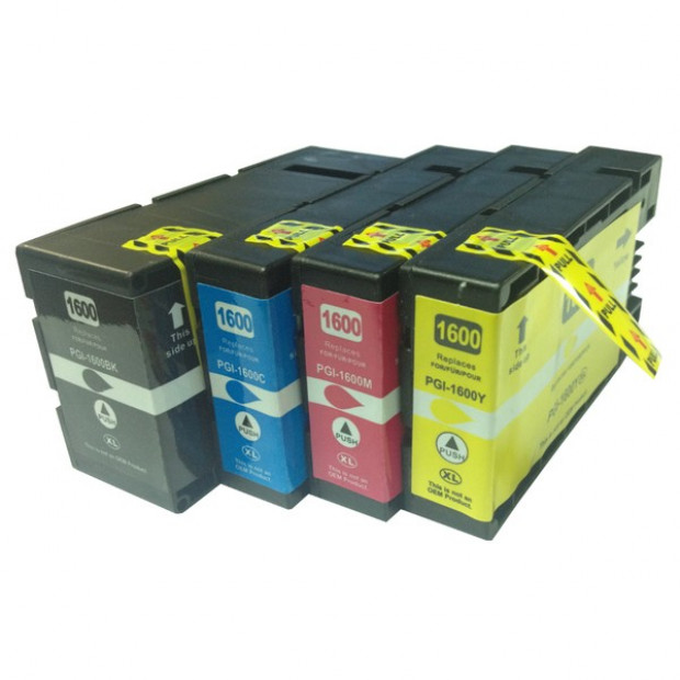 Premium Pigment Inkjet Cartridge Set of 4 to Suit Canon PGI-1600XL