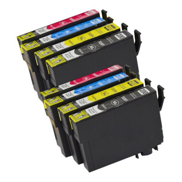 2x Premium Inkjet Cartridge Set to suit Epson 200XL