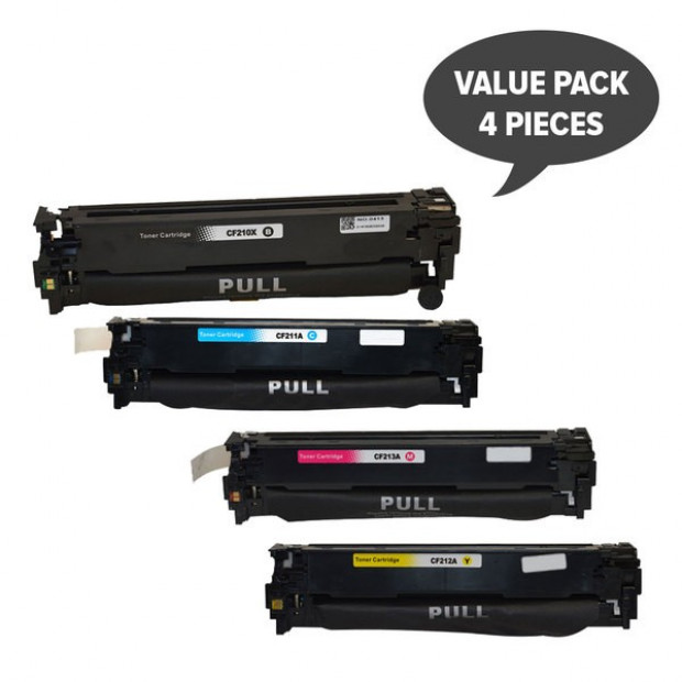 Generic Toner Cartridge Set of 4 to suit HP CF210 131 Series