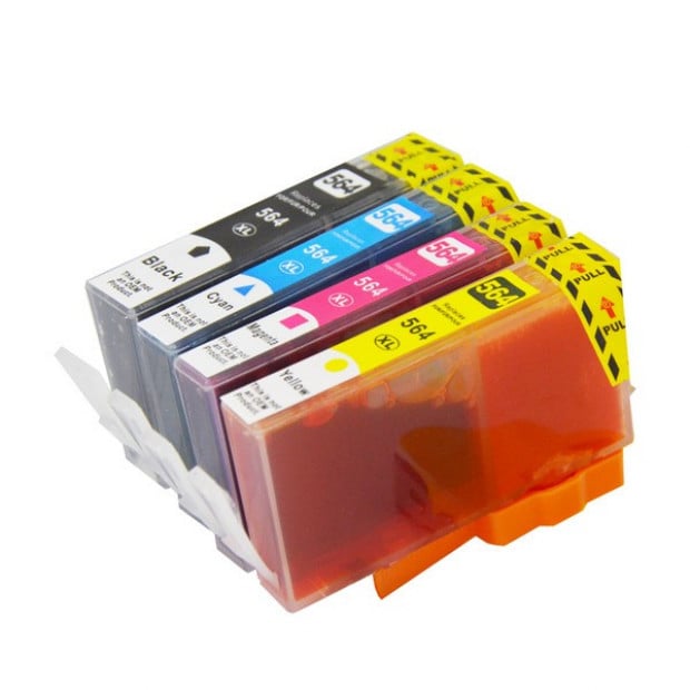 Compatible Inkjet Cartridges set of 4 to suit HP 564XL
