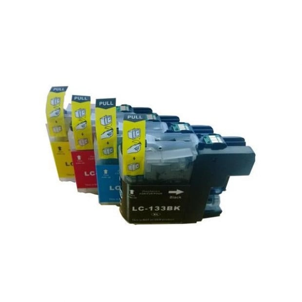 Compatible Inkjet Cartridge Set of 4 to suit Brother LC133