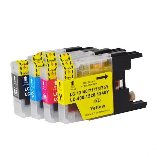 Compatible Inkjet Cartridge Set of 4 to suit Brother LC73XL