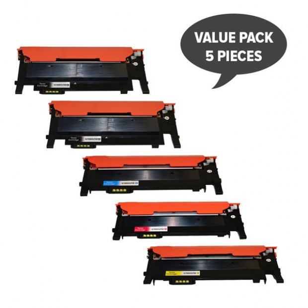 Generic Toner Cartridge Plus Extra Black Set to suit Samsung CLT-406