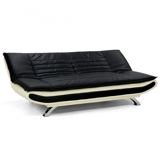 Diana Reclining Faux Leather Sofa Bed by Sarantino Image 4