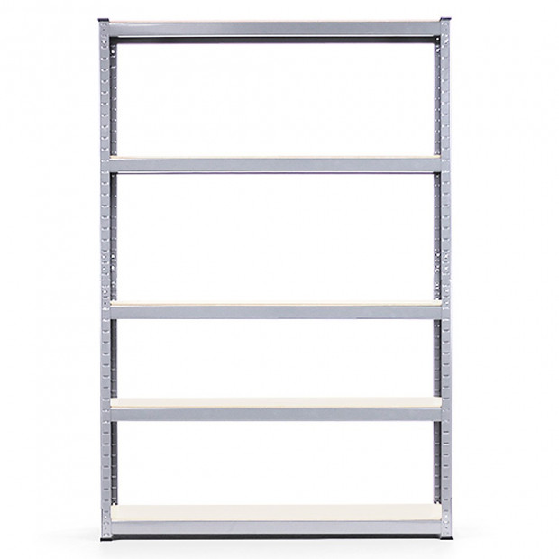 5 Shelf Storage Rack Galvanized Steel - 180x120cm Image 2
