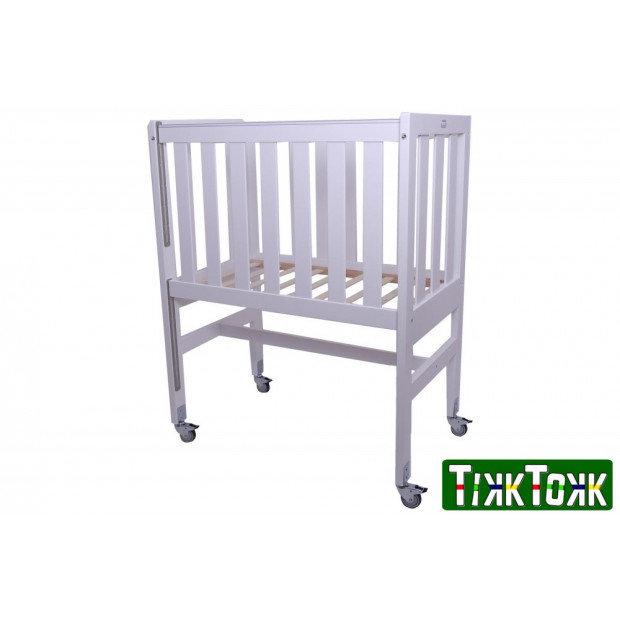 TikkTokk ASPEN Cot Pine WHITE (w/o mattress)