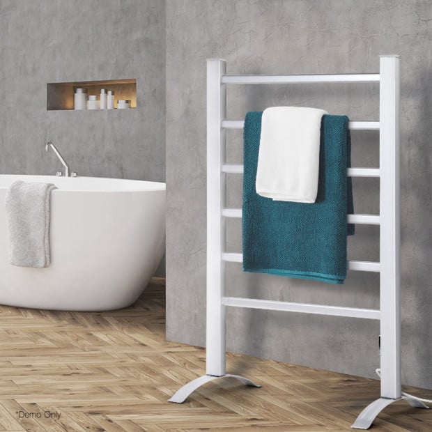 6 Rung Electric Heated Towel Rail Image 10