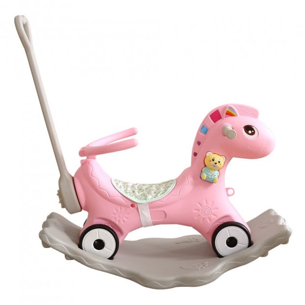 Bo Peep 2 in 1 Balance Bike And Rocker-Pink