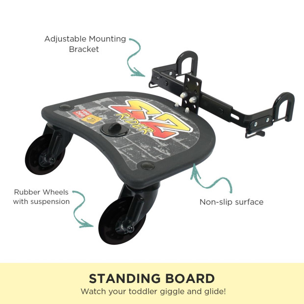 Veebee EZ Rider Stroller Board Connector Image 3