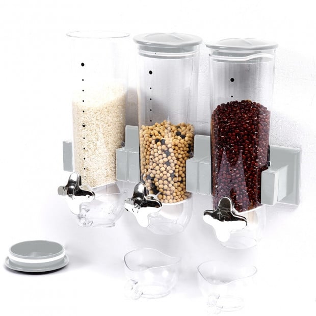Wall Mounted Triple Cereal Dispenser Image 2