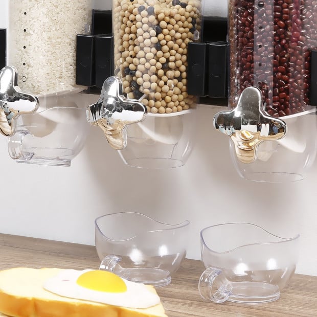 Wall Mounted Triple Cereal Dispenser Image 5