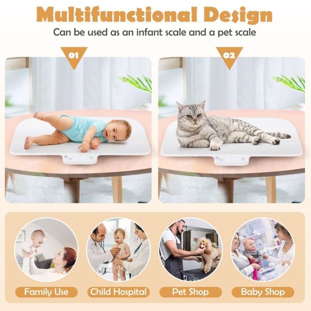 Digital Baby Scale With Tare & Hold Function Image 12