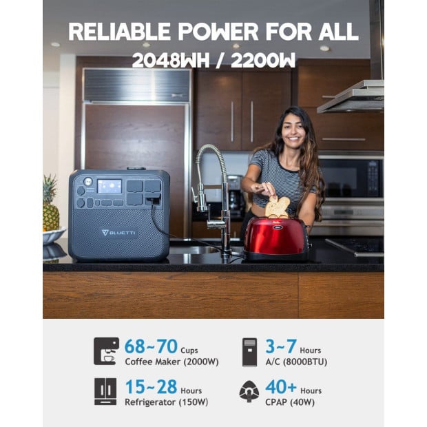 BLUETTI B230 Expansion Battery | 2048 Wh Image 4