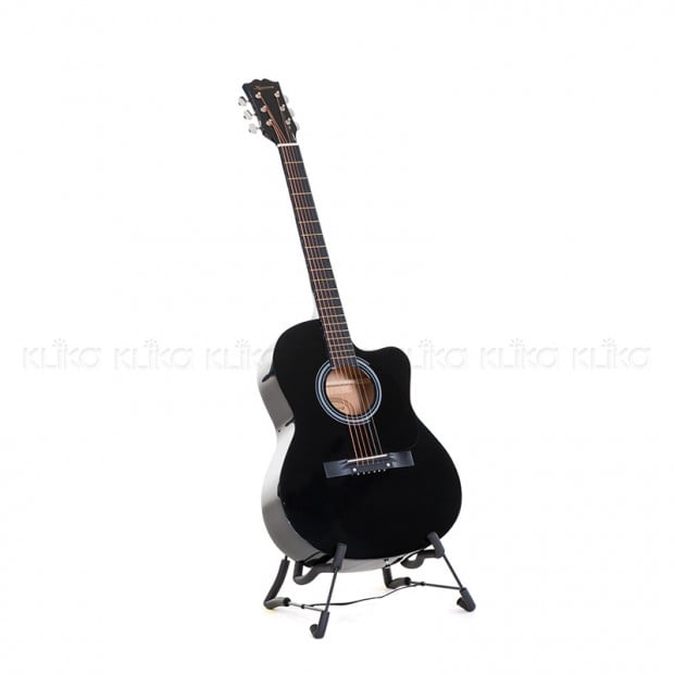 Karrera 40in Acoustic Guitar - Black