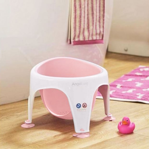 Angelcare AC587 Baby Bath Soft Touch Ring Seat - Pink Image 5