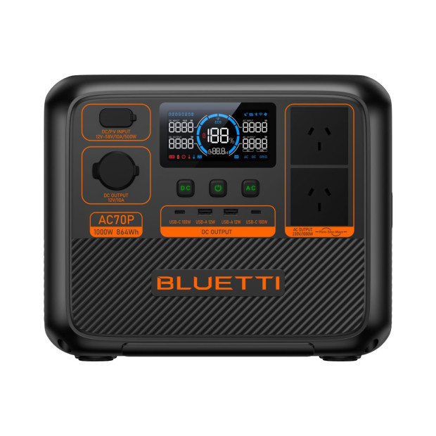 BLUETTI AC70P Portable Power Station | 1000W 864Wh Image 2