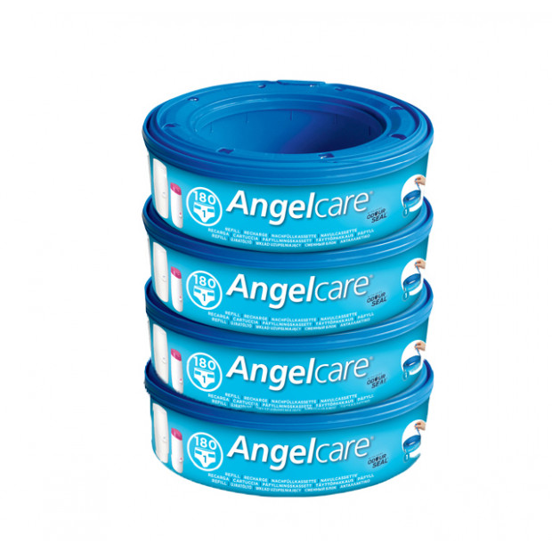 Angelcare Refill Cassettes 4-Pack - AC9004
