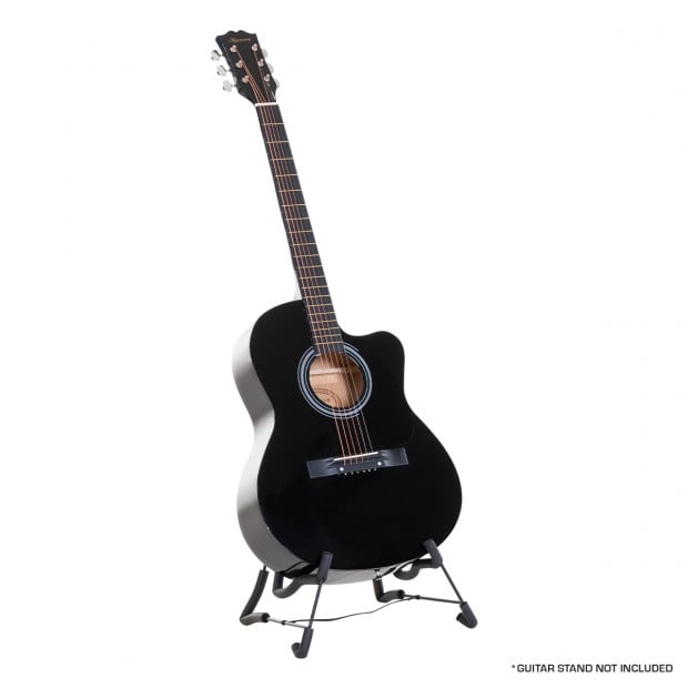 Karrera 40in Acoustic Guitar - Black