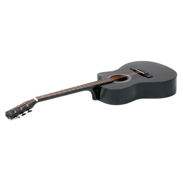 Karrera 40in Acoustic Guitar - Black Image 2