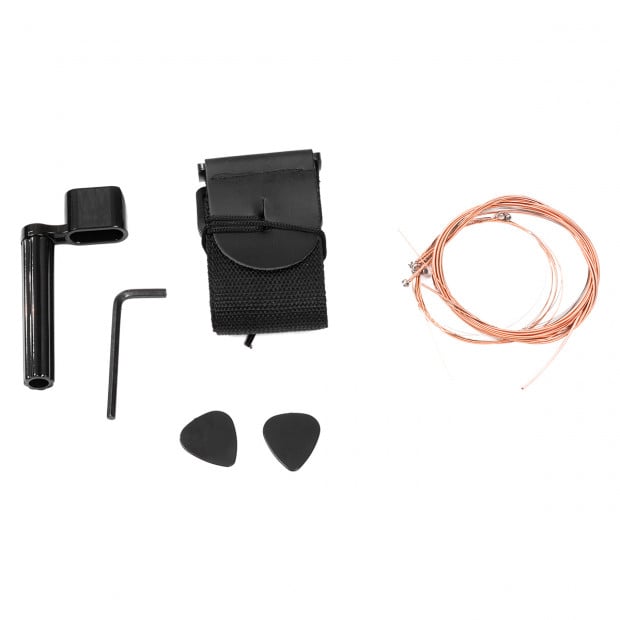 Karrera 40in Acoustic Guitar - Black Image 6
