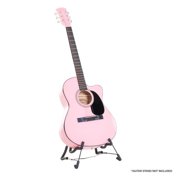 Karrera 40in Acoustic Guitar - Pink