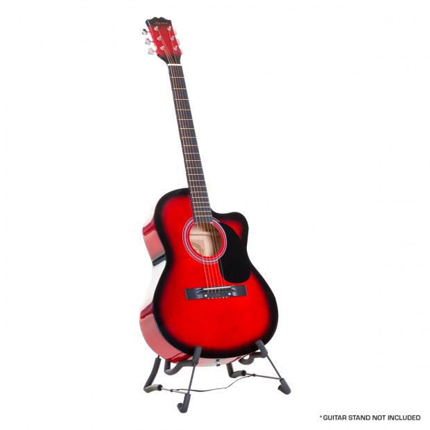 Karrera 40in Acoustic Guitar - Red