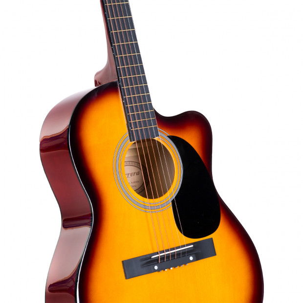 Karrera 40in Acoustic Guitar - Sunburst Image 5
