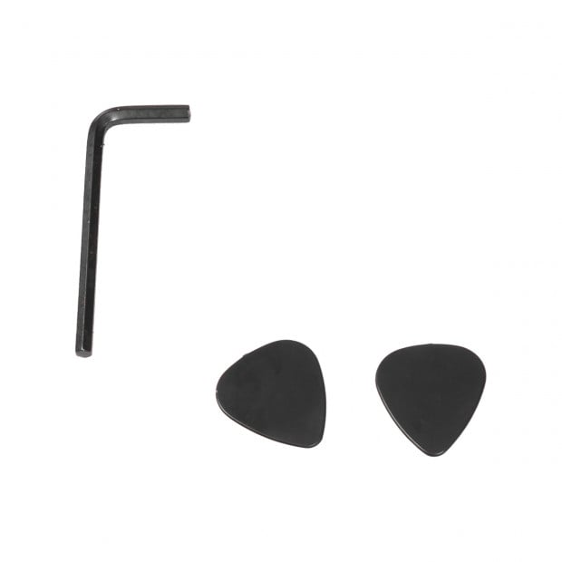 Karrera 43in Acoustic Bass Guitar - Black Image 8