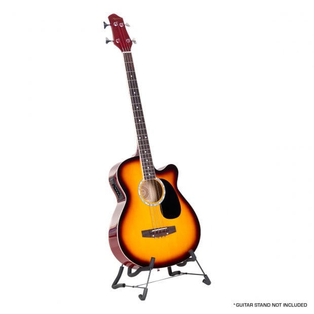 Karrera 43in Acoustic Bass Guitar - Sunburst