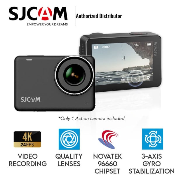Sjcam Sj10x 10m Body Waterproof Action Camera Gyro Sports Cam Image 2