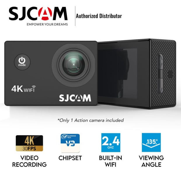 Sjcam Sj4000 Air Wifi Action Camera Waterproof Underwater Image 2