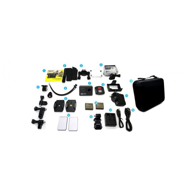 Elinz 4k Hd Sports Action Camera 170 Waterproof Video Wifi Sony Sensor Image 8