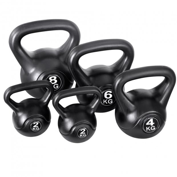 5pc Kettlebell kit exercise weights