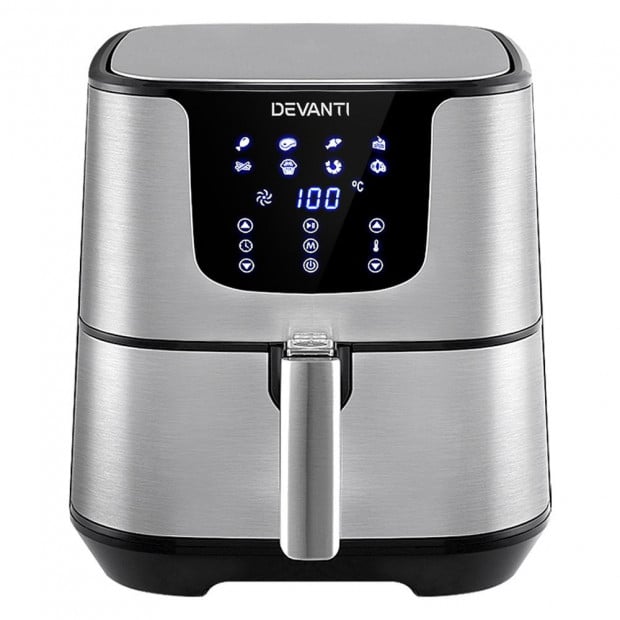 Air Fryer 7L LCD Fryers Oil Free Oven Airfryer Kitchen Healthy Cooker