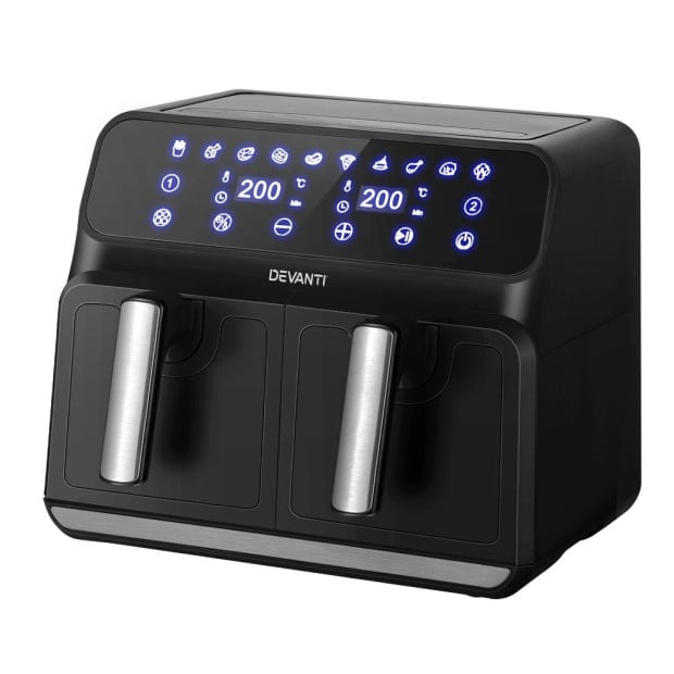 8L Air Fryer LCD Fryers Oven Airfryer Cooker Oil Free Kitchen