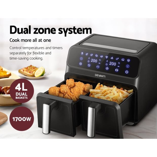 8L Air Fryer LCD Fryers Oven Airfryer Cooker Oil Free Kitchen Image 6