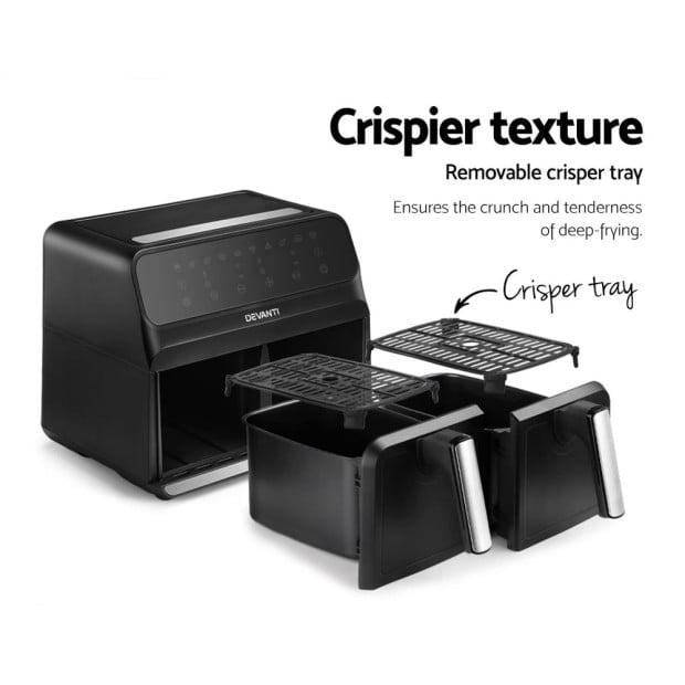 8L Air Fryer LCD Fryers Oven Airfryer Cooker Oil Free Kitchen Image 7