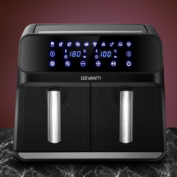 8L Air Fryer LCD Fryers Oven Airfryer Cooker Oil Free Kitchen Image 8